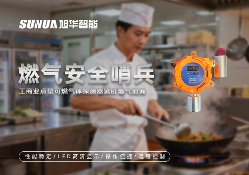 燃气安全哨兵：工商业点型可燃气体探测器紧盯燃气泄漏